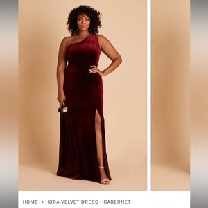 Cabernet Velvet Kira BIRDY GREY [never worn, tags on!]